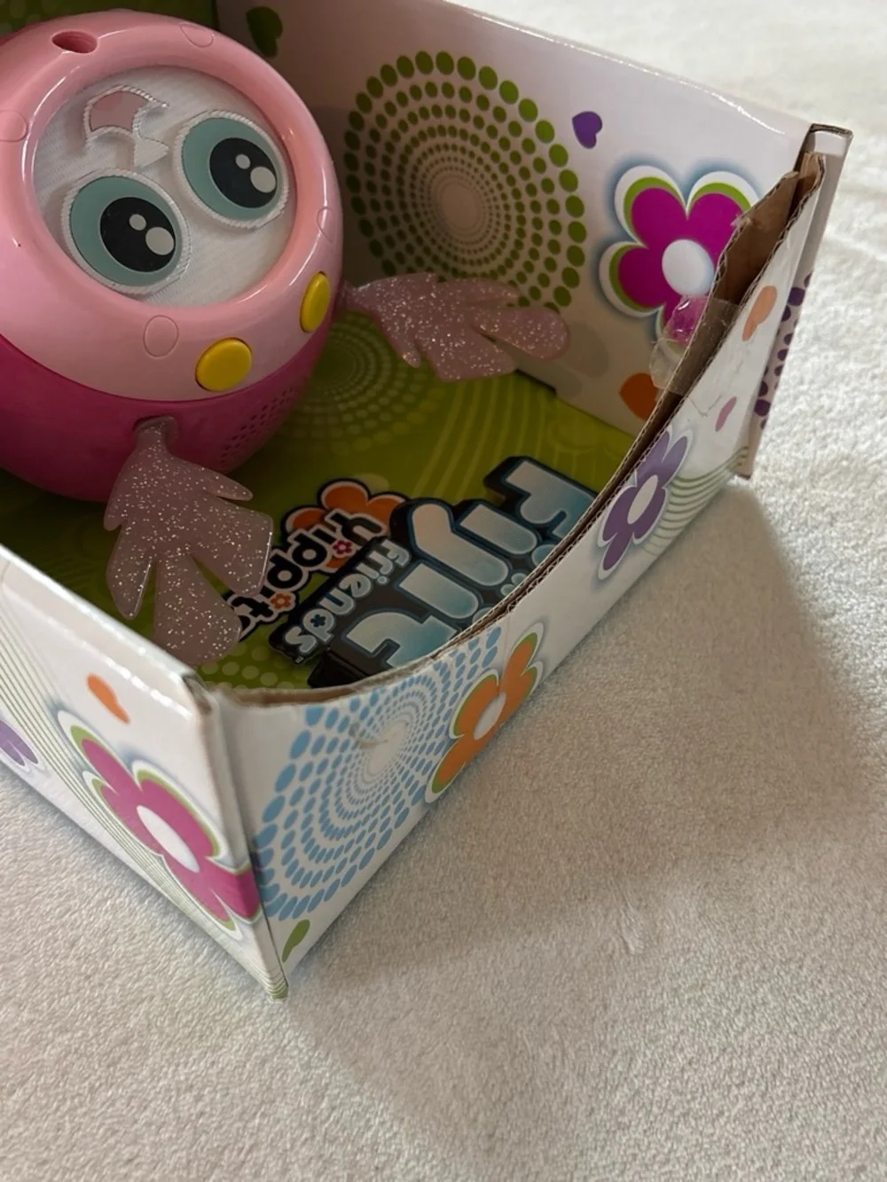 Y2K Vintage Fijit Friends Yippits Figure Pink Patter NWT